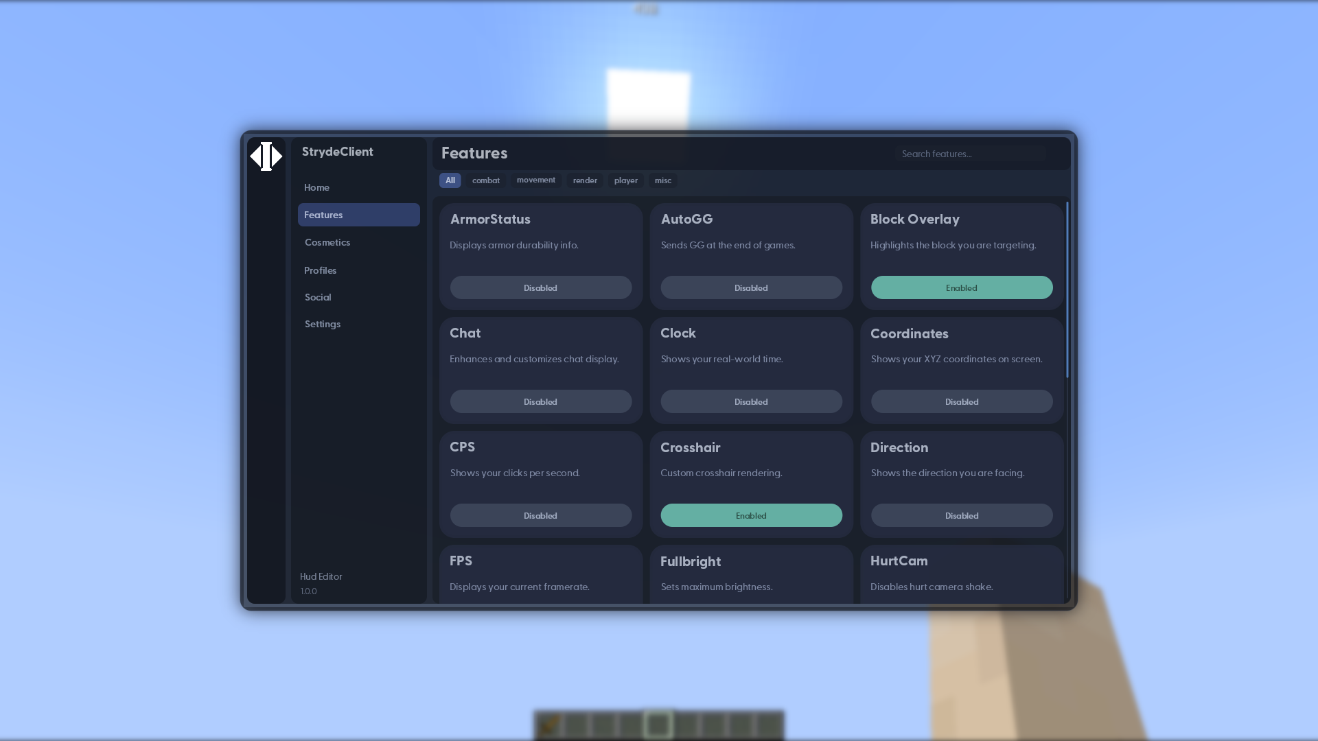 Sneakpeak: InGame Home UI